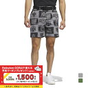 アディダス ゴルフウェア ショートパンツ 春 夏 GO-TO クレストグラフィックショーツ (KOW39) メンズ adidas 柄