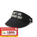 ニューエラ レディース ゴルフウェア サンバイザー 秋 冬 GFW TL VISOR CLWG BLK (14326189) NEW ERA