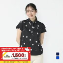 パーリーゲイツ レディース ゴルフウェア 半袖シャツ 春 夏 千鳥サッカー ゴルフボール総柄PT (0554160510) PEARLY GATES