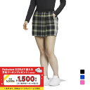 アディダス レディース ゴルフウェア スカート 秋 冬 タータンチェック ニットスカート (HY0862) adidas