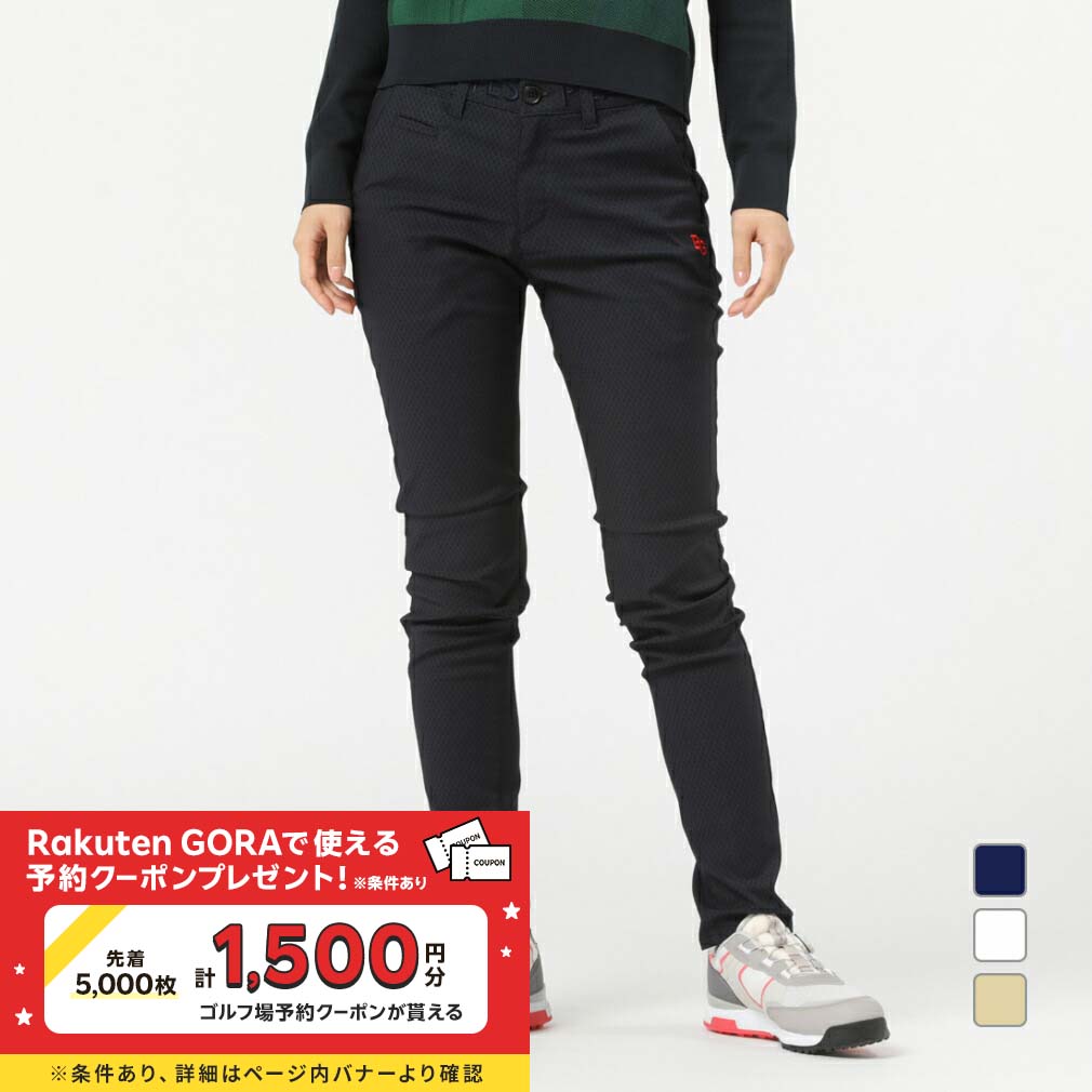 パーリーゲイツ レディース ゴルフウェア ロングパンツ 春 夏 デイジードビー カジュアル (0553131302) PEARLY GATES