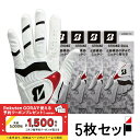 5枚セット ブリヂストン ゴルフウェア ゴルフグローブ GLG21 STRONG DUAL 厚手 (GLG21) 史上かつてない厚さ 2 層構造厚手モデル メン...