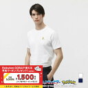 パーリーゲイツ ゴルフウェア 半袖ウインドブレーカー 春 夏 【ポケモン】ピカチュウ プレーティング天竺半袖Tシャツ (0535163331) メンズ PEARLY GATES