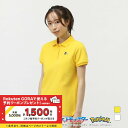 パーリーゲイツ レディース ゴルフウェア 半袖シャツ 春 夏 【ポケモン】ピカチュウ ボーダー調カノコ半袖ポロシャツ (0555160332) PEARLY G...