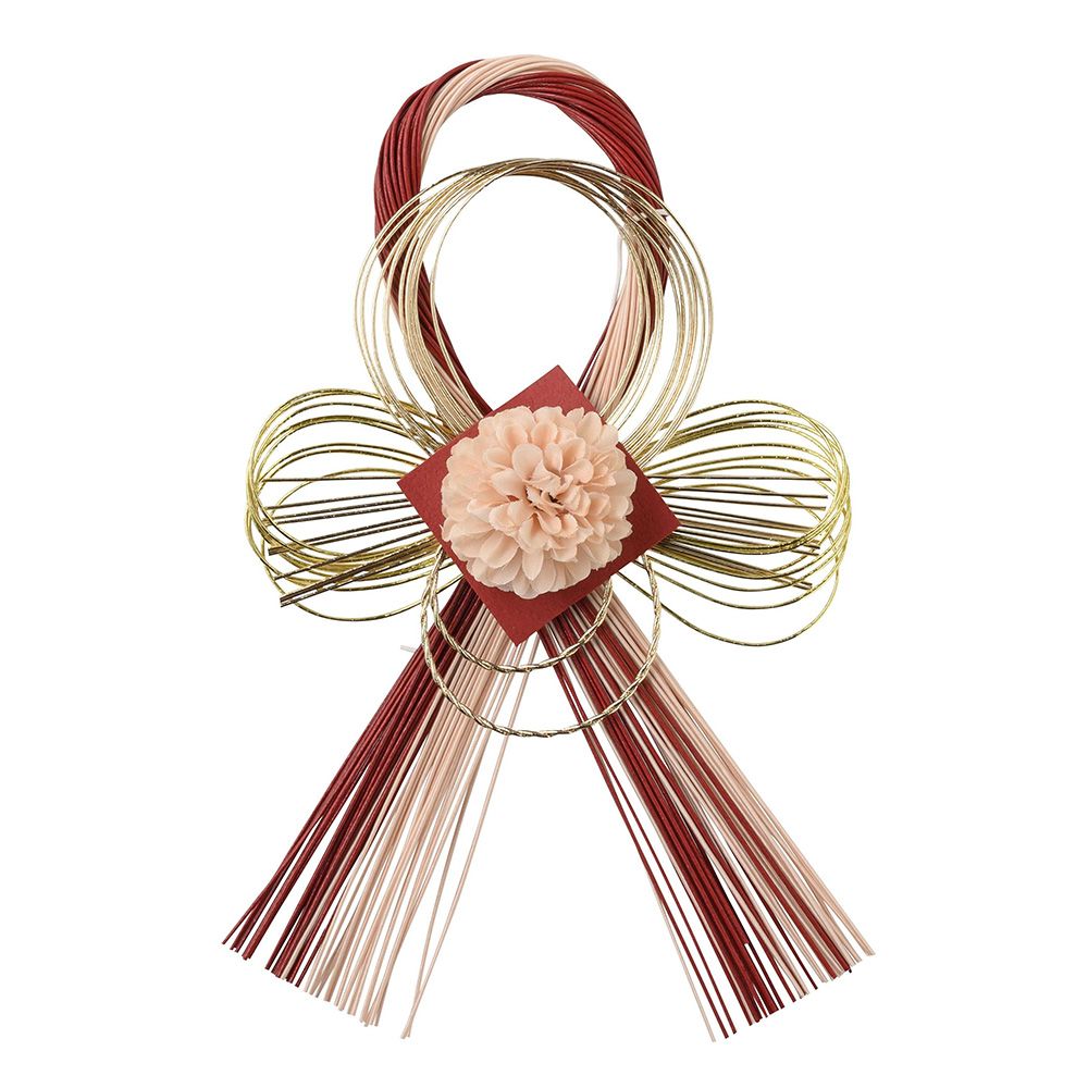 お正月飾り とりよせ品 水引飾り ピンク お正月インテリア お正月小物 和風 和モダン 和雑貨 縁起物 お守り お正月飾り しめ縄 注連縄 しめなわ 玄関 壁掛け リース スワッグ 吊るす 装飾 新春 迎春 迎春用品 お正月アレンジ お正月雑貨 新年 祝い パレ