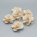 ハンドメイドフラワー 花材 即日出荷 デコローズ ホワイトウォッシュ 花材 素材 材料 パーツ 白 ハンドメイドフラワー スワッグ ブーケ ドライフラワー プリ...