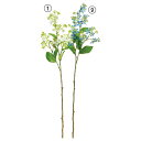 【ポイント10倍中 7/26 09:59迄】 造花 とりよせ品 ミニフラワースプレー×30 小花 花材 白 ホワイト 青 ブルー インテリア インテリアフラワー フェイクフラワー シルクフラワー アーティフィシャルフラワー アレンジメント 素材 アスカ ASCA アスカ商会