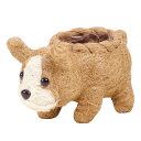 鉢カバー ポットカバー とりよせ品 ブルドッグS レオ 2.5号ポット ポットカバー シサル麻 動物 犬 イヌ いぬ インテリア ベース 観葉植物 ナチュラル グリーン フェイクグリーン ディスプレイ 装飾 母の日 結婚式 クリスマス 正月 ハロウィン 二次会 赤