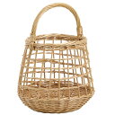 かご ベース とりよせ品 煮柳スカシ丸型手付バスケットL 柳 バスケット かご 花かご 手作り 一点物 ヴィンテージ アンティーク インテリア 花資材 花器 ベ...