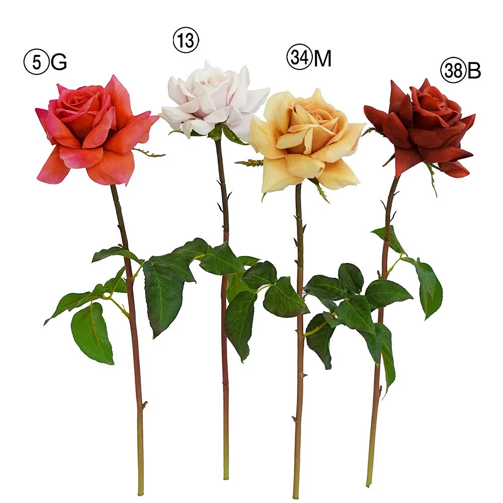 楽天造花ドライフラワー専門問屋花びし★P10倍 10/14 20時から★ 造花 とりよせ品 ローズ バラ 薔薇 高品質 赤 赤いバラ ピンク 白 ベージュ 剣弁高芯咲き 赤薔薇 ブライダル ブーケ 材料 花材 高級造花 インテリア アスカ ASCA アスカ商会