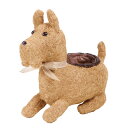 鉢カバー ポットカバー とりよせ品 シュナウザーL トト 4号ポット ポットカバー シサル麻 動物 犬 イヌ いぬ インテリア ベース 観葉植物 ナチュラル グリーン フェイクグリーン ディスプレイ 装飾 母の日 結婚式 クリスマス 正月 ハロウィン 二次会 赤