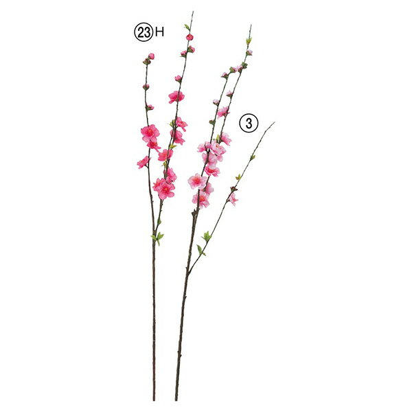 《 造花 》◆とりよせ品◆Asca(アスカ) 桃スプレー桃の花 モモの花 桃 和 インテリア インテリアフラワー フェイクフラワー シルクフラワー インテリアグリーン フェイクグリーン アートフラワー 花材