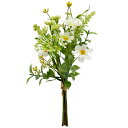 【ポイント10倍中 7/26 09:59迄】 花束 造花 とりよせ品 ミックスフラワーバンドル ホワイト デージー ヒナギク 長命菊 時知らず 延命菊 花束 花冠 髪飾り インテリア インテリアフラワー フェイクフラワー シルクフラワー インテリアグリーン 花材 パレ