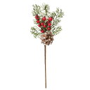 クリスマス 造花 とりよせ品 ミックスベリーピック ピック 造花 もみの木 葉っぱ オーナメント クリスマス クリスマスリース インテリア 雑貨 ディスプレイ デコレーション パーツ 材料 イベント プレゼント ギフト パーティ 雪 アスカ ASCA アスカ商会
