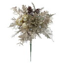 クリスマス 造花 とりよせ品 クリスマスピック ピック 造花 もみの木 葉っぱ オーナメント クリスマス クリスマスリース インテリア 雑貨 ディスプレイ デコレーション パーツ 材料 イベント プレゼント ギフト パーティ クリスマスイブ スノー ビバ工芸