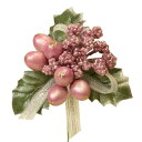 【ポイント10倍中 7/11 09:59迄】 クリスマス 造花 実もの とりよせ品 ベリーピック ピンク ピック 造花 もみの木 葉っぱ オーナメント クリスマス クリスマスリース インテリア 雑貨 ディスプレイ デコレーション パーツ 材料 イベント プレゼント パレ