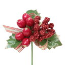 【ポイント10倍中 7/11 09:59迄】 クリスマス 造花 実もの とりよせ品 ベリーピック レッド ピック 造花 もみの木 葉っぱ オーナメント クリスマス クリスマスリース インテリア 雑貨 ディスプレイ デコレーション パーツ 材料 イベント プレゼント パレ