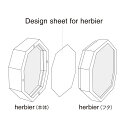 s nhCh  tƂ悹iClay Design Sheet for herbier(fUCV[g) CLEAR 1Zbg(10)p[c AWg RT[W bsO Mtg