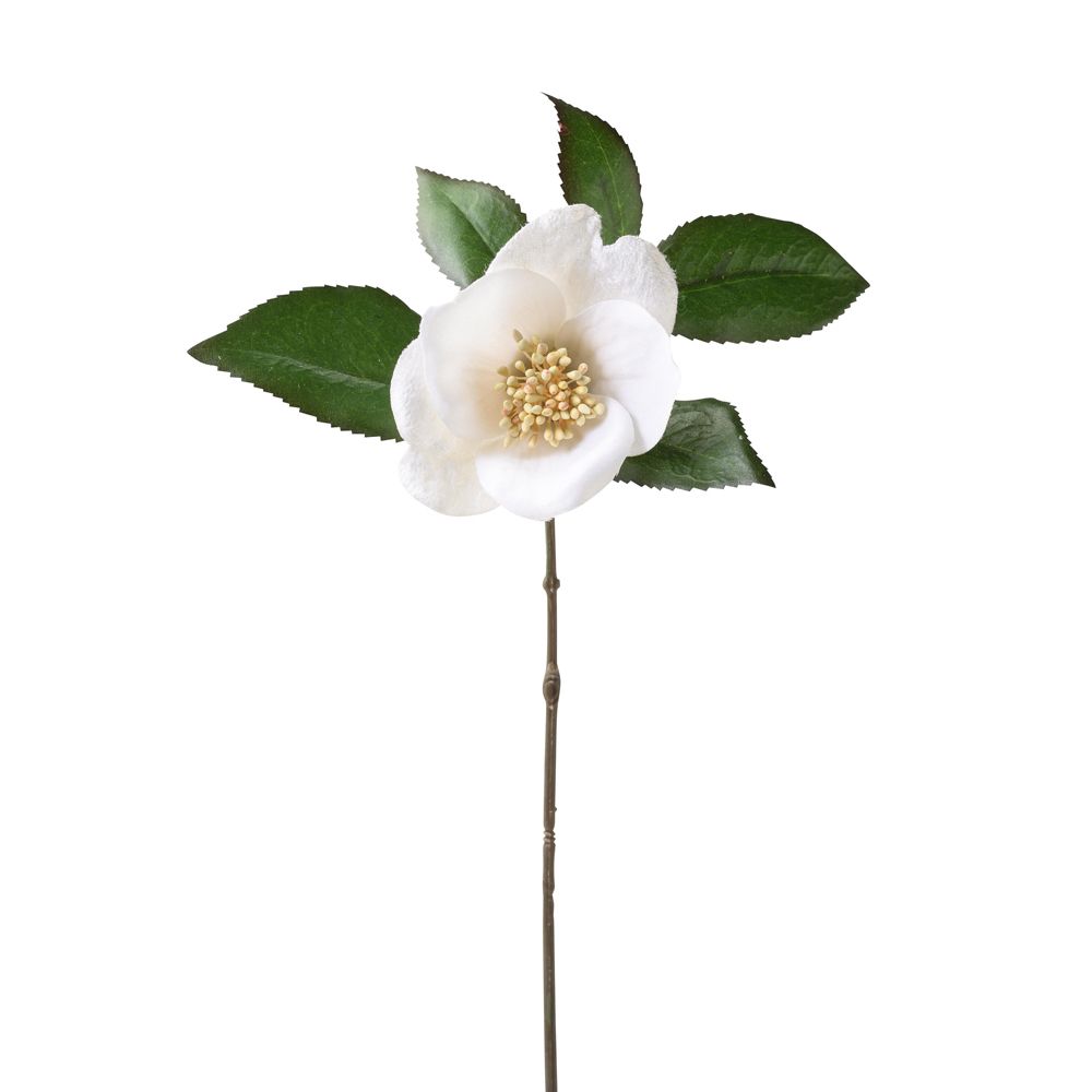 正月 造花 とりよせ品 椿(ベルベット調) ホワイト1セット(24本入り) 和 ツバキ カメリア インテリア インテリアフラワー フェイクフラワー シルクフラワー インテリアグリーン フェイクグリーン アートフラワー イミテーション 花材 花資材 素材 DIY パレ