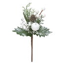 クリスマス 造花 とりよせ品 ミックスピック ピック 造花 もみの木 葉っぱ オーナメント クリスマス クリスマスリース インテリア 雑貨 ディスプレイ デコレーション パーツ 材料 イベント プレゼント ギフト パーティ スノー 雪 アスカ ASCA アスカ商会