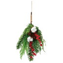 リース クリスマス 造花 実もの とりよせ品 ベリーミックスハンギングスワッグ 造花 クリスマスリース スワッグ ハンガー ツリー クリスマスツリー もみの木 葉っぱ オーナメント インテリア 雑貨 ディスプレイ デコレーション 雪 アスカ ASCA アスカ商会