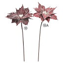 クリスマス 造花 とりよせ品 ポインセチア ポインセチア 造花 オーナメント クリスマス 花材 素材 アレンジ アレンジ材料 インテリア 雑貨 ディスプレイ デコレーション パーツ クリスマスリース アスカ ASCA アスカ商会