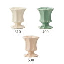 陶磁器 ベース とりよせ品 Lorraine(ロレーヌ)1セット(2個入り) アイボリー クリーム 白 緑 グリーン ピンクベージュ くすみピンク コンポート ...