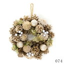 クリスマス リース とりよせ品 ナチュラルリース 造花 クリスマスリース スワッグ ハンガー ツリー クリスマスツリー もみの木 葉っぱ オーナメント インテリア 雑貨 ディスプレイ デコレーション パーツ 材料 イベント プレゼント ギフト パーティ 雪
