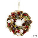 クリスマス リース とりよせ品 ナチュラルリース 造花 クリスマスリース スワッグ ハンガー ツリー クリスマスツリー もみの木 葉っぱ オーナメント インテリア 雑貨 ディスプレイ デコレーション パーツ 材料 イベント プレゼント ギフト パーティ 雪