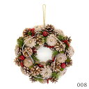 クリスマス リース とりよせ品 ナチュラルリース 造花 クリスマスリース スワッグ ハンガー ツリー クリスマスツリー もみの木 葉っぱ オーナメント インテリア 雑貨 ディスプレイ デコレーション パーツ 材料 イベント プレゼント ギフト パーティ 雪
