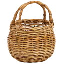 《 かご ベース 》◆とりよせ品◆SG Wonder zone Lacak Basket丸型かごバックS バスケット 花かご インテリア 花資材 花器 ベース アレンジ 安い 装飾 フラワーアレンジメント
