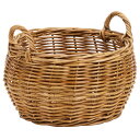 かご ベース とりよせ品 Lacak Basket丸型ハンドル付 バスケット 花かご インテリア 花資材 花器 ベース アレンジ 安い 装飾 フラワーアレンジメ...