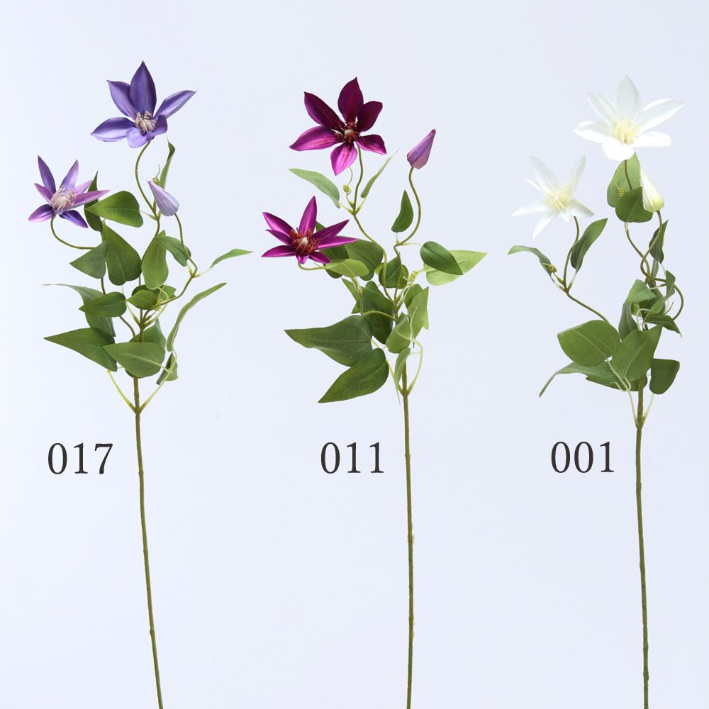 【ポイント5倍中 11/16 23:59迄】 造花 とりよせ品 テッセン クレマチス テッセン インテリア インテリアフラワー フェイクフラワー シルクフラワー インテリアグリーン フェイクグリーン アートフラワー イミテーション アーティフィシャルフラワー DIY