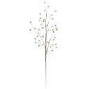 クリスマス 造花 実もの とりよせ品 ビーズピック(ラメ付) キラキラ クリア クリアビーズ 水滴 氷 粒 透明 ベリー 木の実 ゴールド 金 金色 ピック 造花 もみの木 葉っぱ オーナメント クリスマス クリスマスリース インテリア 雪 アスカ ASCA アスカ商会