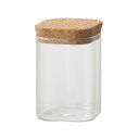 ガラス ベース とりよせ品 Glass Square with Cork(ガラススクエアウィズコルク)* 花瓶 コンポート インテリア 花資材 花器 ベース アレンジ 安い 装飾 フラワーアレンジメント 土台 母の日 結婚式 クリスマス 正月 ハロウィン 二次会 お誕生日 お見舞い