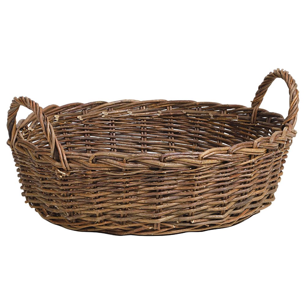 かご ベース とりよせ品 ブラックウィロー丸耳付 直径52cm 花かご バスケット 持ち手 ニューボーンフォト セルフニューボーンフォト 新生児フォト 赤ちゃんフォト 記念撮影