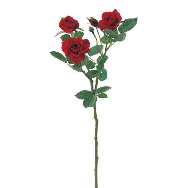 【P10倍 】 造花 とりよせ品 ベルベットジョイローズ×3 つぼみ×3 インテリア インテリアフラワー フェイクフラワー シルクフラワー インテリアグリーン 花材 アスカ ASCA アスカ商会