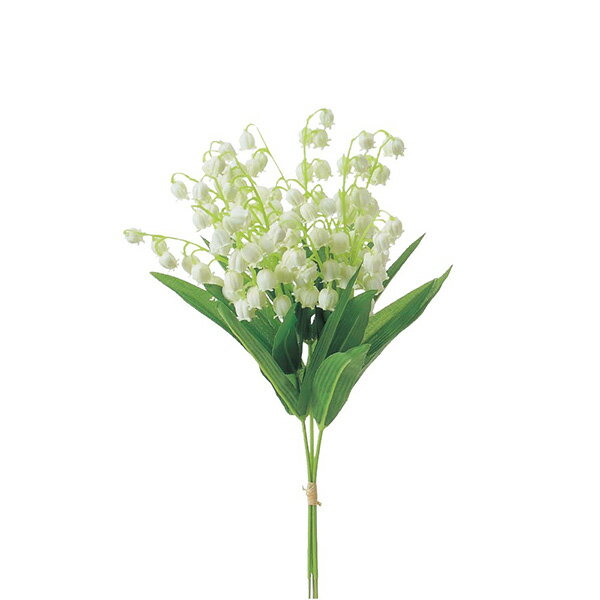 《 造花 》◆とりよせ品◆Asca(アスカ) スズランバンドル(1束3本)×120 ホワイトインテリア インテリアフラワー フェイクフラワー シルクフラワー インテリアグリーン フェイクグリーン 花材 素材