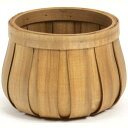 かご ベース とりよせ品 立差しウッディ丸ツボ型M茶 バスケット 鉢 ポット プランター インテリア 花資材 花器 ベース アレンジ 安い 装飾 フラワーアレンジメント 土台 母の日 結婚式 クリスマス 正月 ハロウィン 二次会 お誕生日 お見舞い 記念日 節句