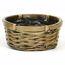 かご ベース とりよせ品 青海編バンブー丸手なし SS バスケット 鉢 ポット プランター インテリア 花資材 花器 ベース アレンジ 安い 装飾 フラワーアレ...