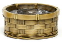 かご ベース とりよせ品 巾広バンブー丸アレンジS バスケット 鉢 ポット プランター インテリア 花資材 花器 ベース アレンジ 安い 装飾 フラワーアレンジ...