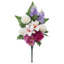 【ポイント10倍中 7/26 09:59迄】 造花 仏花 とりよせ品 仏花 花束 仏壇 お墓 紫 白 ホワイト ピンク パープル 仏前 墓前 菊 百合 ユリ 造花仏花 お供え花 供花 墓花 盆花 お盆 お彼岸 お葬式 お悔やみ花 仏事 フューネラル 花材 アスカ ASCA アスカ商会