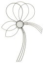 正月 花器 ベース とりよせ品 華の舞水引きS ベース 花器 コンポート フラワーベース 迎春花器 新春 迎春用品 正月 お正月 正月飾り お正月飾り お正月ア...