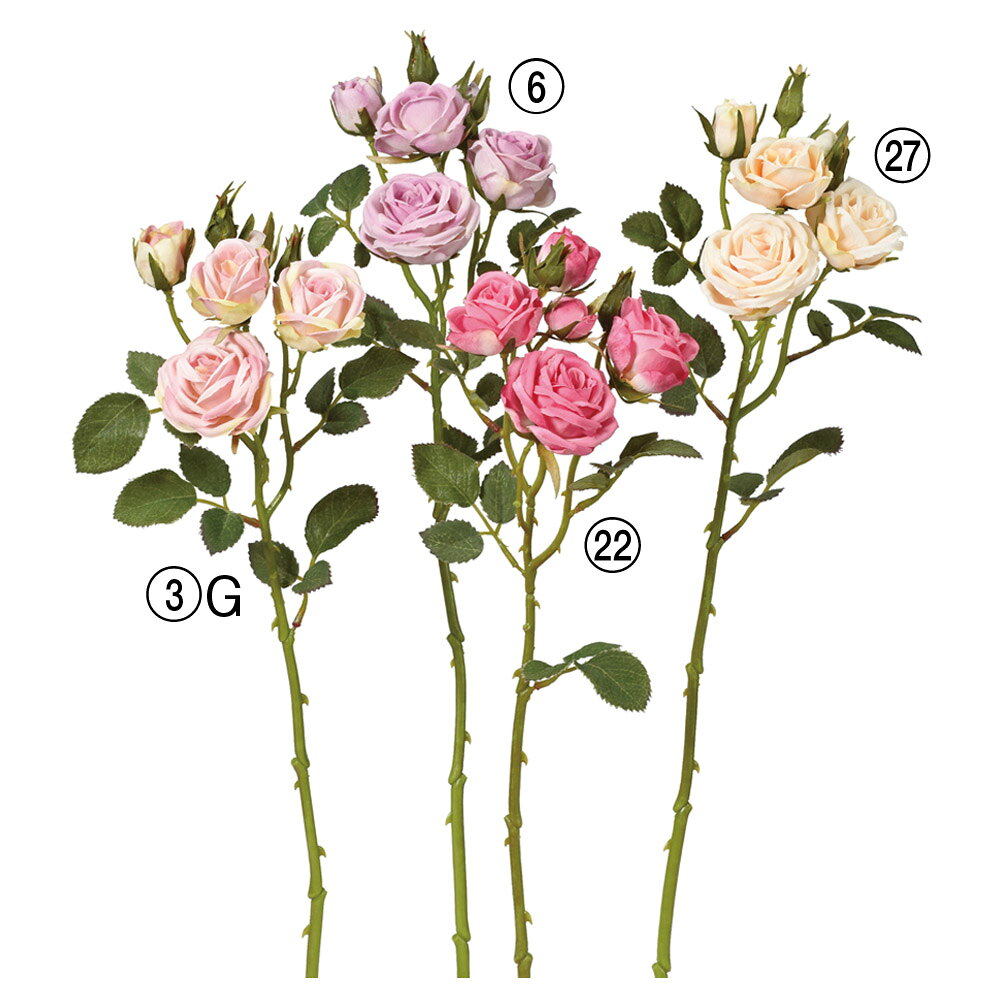 【ポイント5倍中 2/26 09:59迄】 造花 とりよせ品 ローズ×4 つぼみ×2 インテリア インテリアフラワー フェイクフラワー シルクフラワー インテリアグリーン フェイクグリーン アートフラワー イミテーション 花材 花資材 素材 春 アスカ ASCA アスカ商会