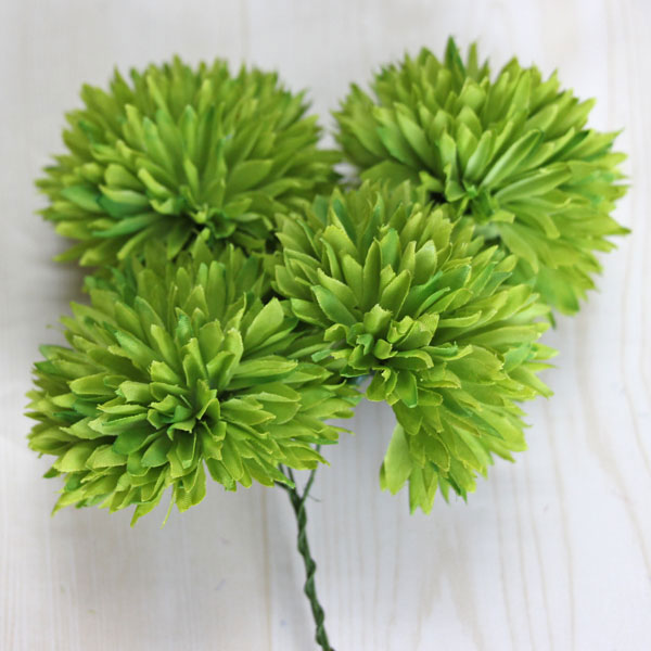 【P10倍 】 造花 とりよせ品 ミニアリウムピック グリーン(4本束) アーティフィシャルフラワー 造花 インテリア インテリアフラワー フェイクフラワー シルクフラワー グリーン DIY パレ