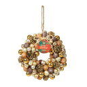 クリスマス リース ドライフラワー アレンジ とりよせ品 ドライ木の実のクリスマスリース 17cm ゴールドベリー クリスマスリース クリスマスインテリア ドライフラワー 造花