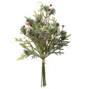 【ポイント10倍中 7/26 09:59迄】 グリーン クリスマス 造花 実もの とりよせ品 グリーンミックスベリーバンドル レッド クリスマス クリスマス装飾 クリスマス飾り クリスマスアレンジ 木の実 松ぼっくり まつぼっくり リーフ ホーリー 葉っぱ 造花 パレ