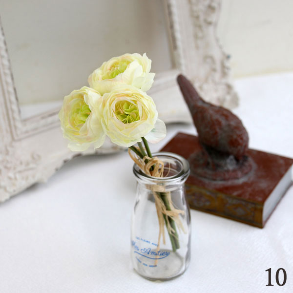 《 造花 》◆とりよせ品◆Parer ラナンキュラスバンドル クリームピンク(3本束) 1セット(24束入り)インテリア インテリアフラワー フェイクフラワー シルクフラワー インテリアグリーン 花材 春のサムネイル