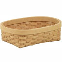 かご ベース とりよせ品 ウッディ小判バスケットL ブラウン バスケット 鉢 ポット プランター インテリア 花資材 花器 ベース アレンジ 安い 装飾 フラワ...