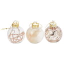 【ポイント10倍中 7/26 09:59迄】 クリスマス ボールオーナメント とりよせ品 ボールオーナメント(1箱3コ入) インテリア小物 アレンジメント 装飾...